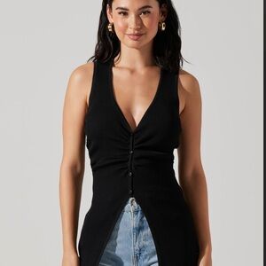 ASTR the Label long sleeveless sweater